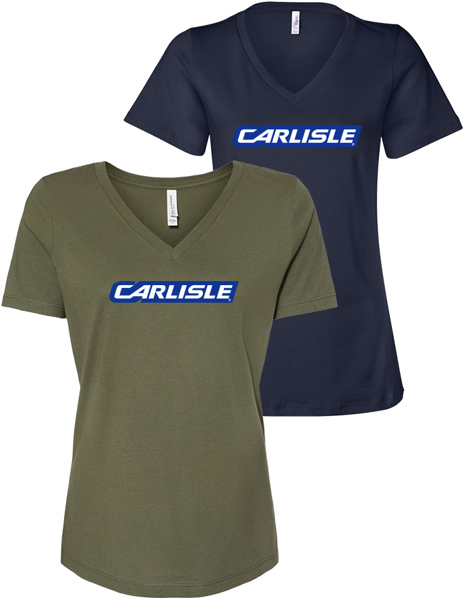 Picture of Ladies Relaxed Jersey V-Neck Tee