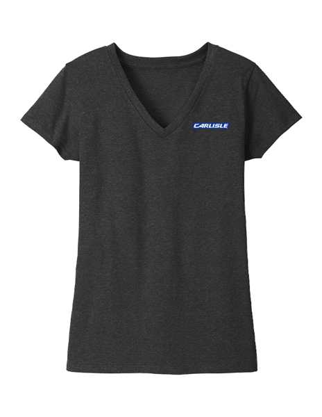 Picture of District ® Women’s Re-Tee ™ V-Neck Charcoal Heather