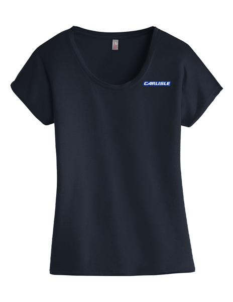 Picture of -D- District ® Ladies Drapey Dolman Tee New Navy