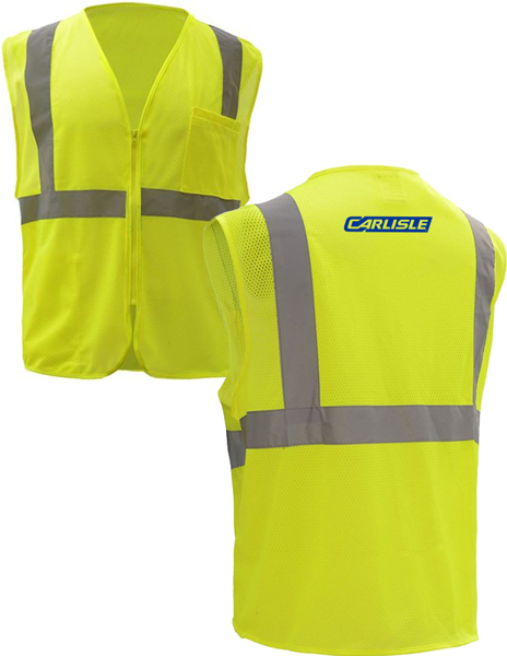 Picture of Standard Class 2 Mesh Zipper Safety Vest