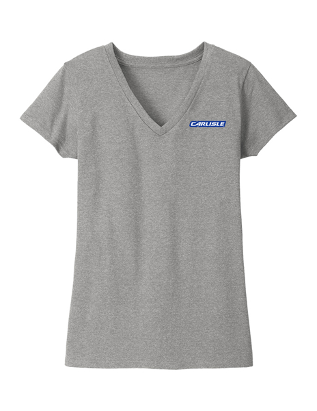 Picture of District ® Women’s Re-Tee ™ V-Neck Light Heather Grey