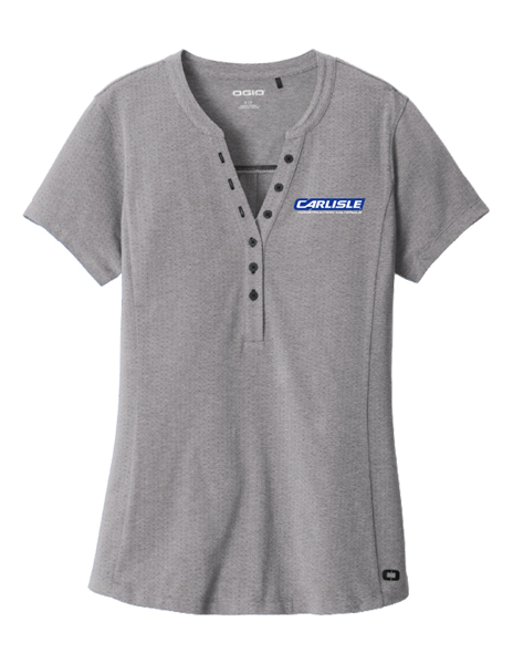 Picture of OGIO ® Ladies Tread Henley Gray Heather