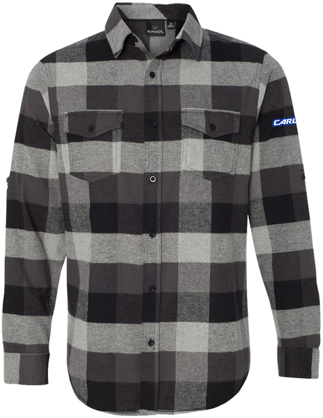 Picture of -D-Yarn-Dyed Long Sleeve Flannel Shirt